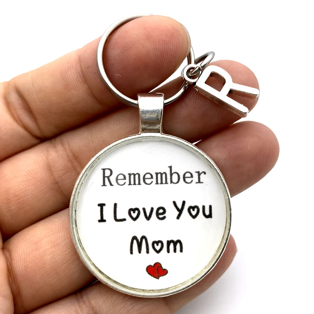 

Remember I Love You Keychain From Daughter or Son for Mom Holiday Gift, Mother's Birthday key chains