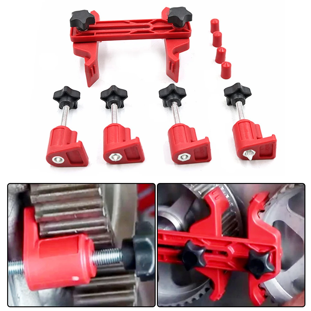 

Universal Cam Camshaft Lock Holder Car Engine Cam Timing Locking Tool Set Pulley Retainer Belt Fix Changer