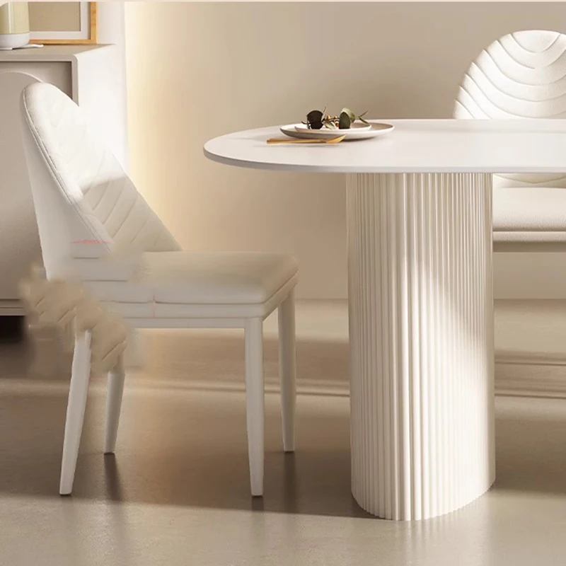 Современный мобильный обеденный стол роскошный минималистичный дизайнерская