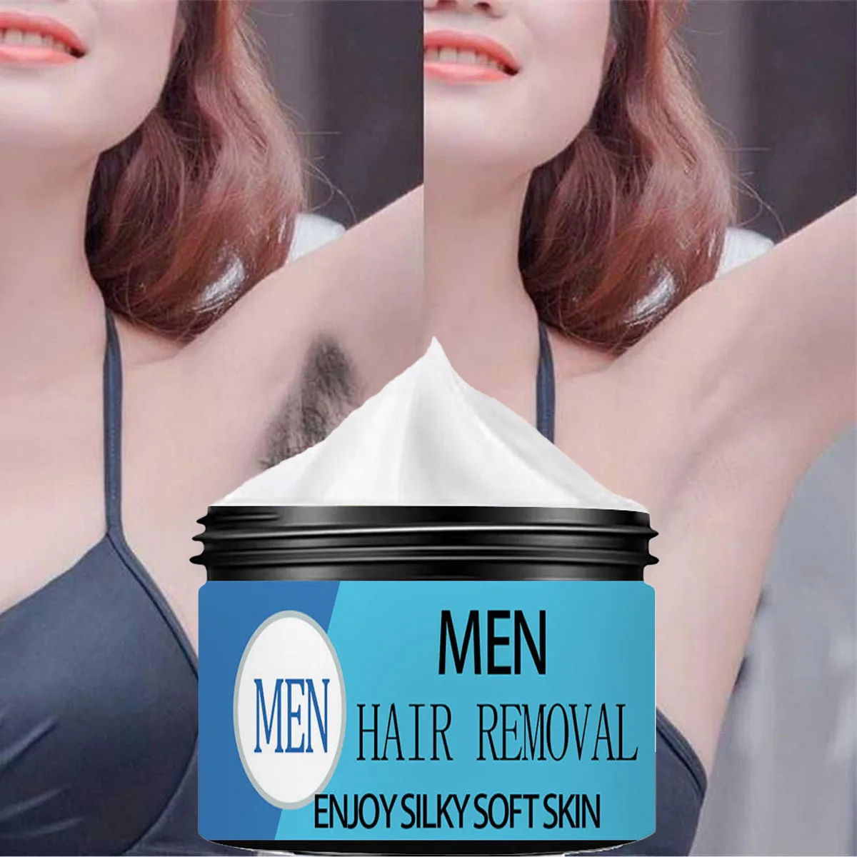 Крем для удаления волос профессиональный крем депиляции ног мощный перманентной