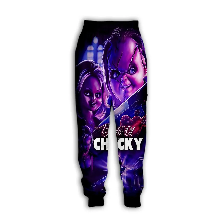 

New Bride of Chucky 3D Print Causal Clothing Fashion Men Women Tracksuits Hip Hop Pants Plus Size S-7XL Seasons Casual trousers