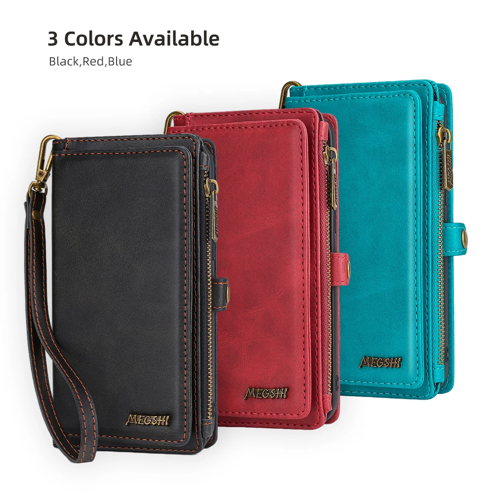 Wallet PU Leather Phone Case For XiaoMi 10 10Pro 11T Lite 12 12Pro 12T 12Lite RedMi Note10 Note11 Note12 Poco X3 X4 X5 Pro NFC