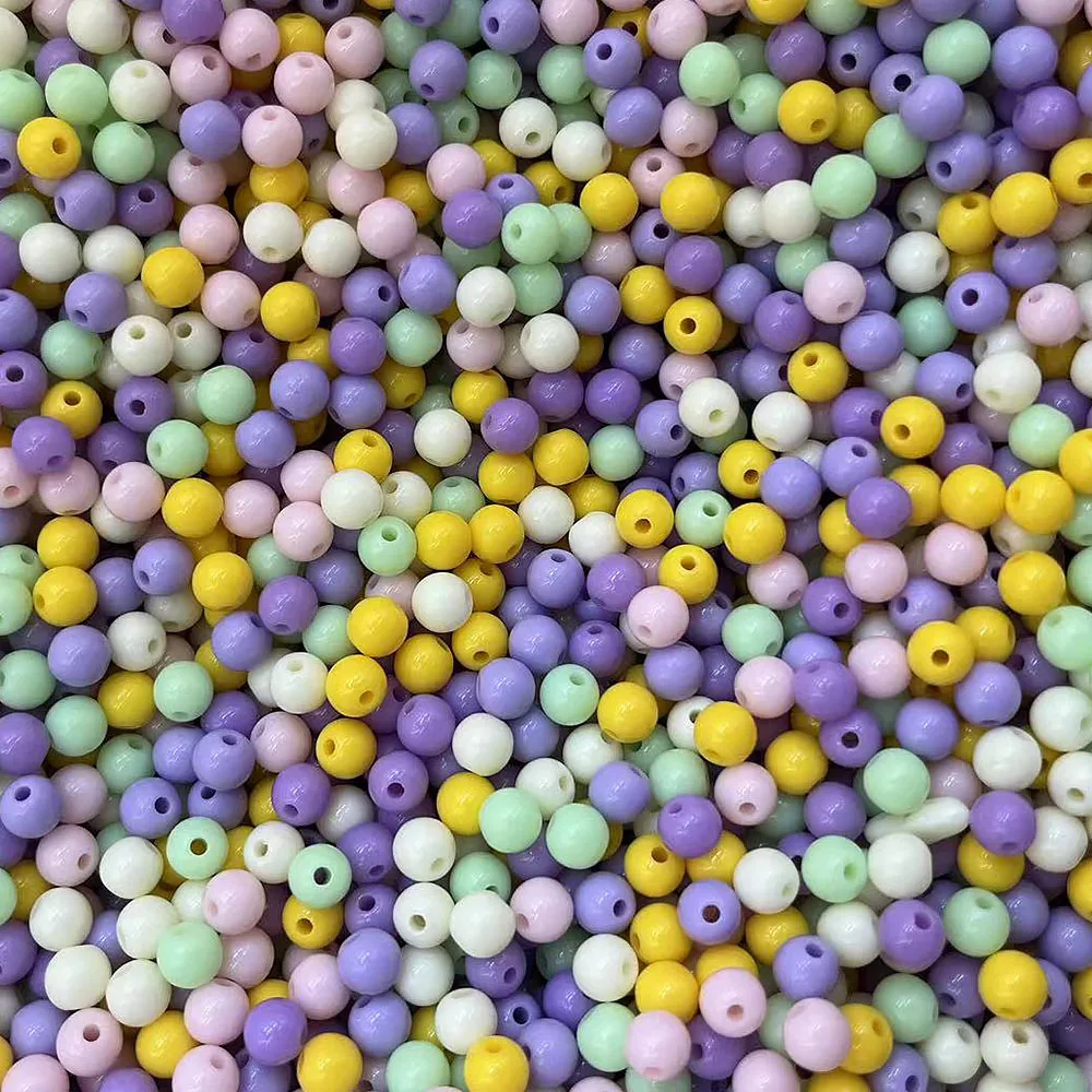 100 шт. разноцветные бусины для изготовления ювелирных изделий