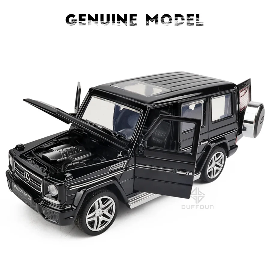 

1/32 G65 AMG Alloy Diecast Car Model Toy Luxury SUV 4 Doors Opened Metal Vehicles Body Rubber Tire The Best Gift For Children