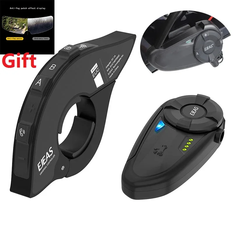 

EJEAS Quick7 800M Q7 Bluetooth 5.0 Intercom For 7 Riders Wireless Waterproof Interphone Headsets Motorcycle Turn Lamp