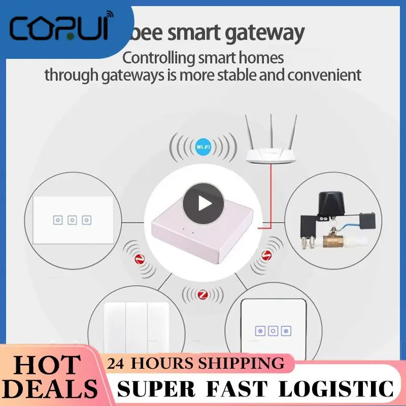 

2/3/5PCS Via Tuya Ap Zigbee Device Universal Mini Zigbee Gateway Hub Simple Compact Smart Home With Alexa Google Home