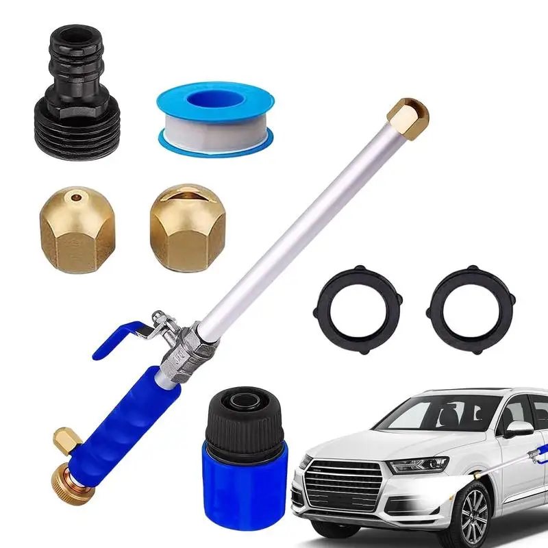 Car Power Washer Cleaning Tool Auto Washer Sandblaster Kit High Pressure Water For Washing Cars With Hose Quick Cleaning Tool