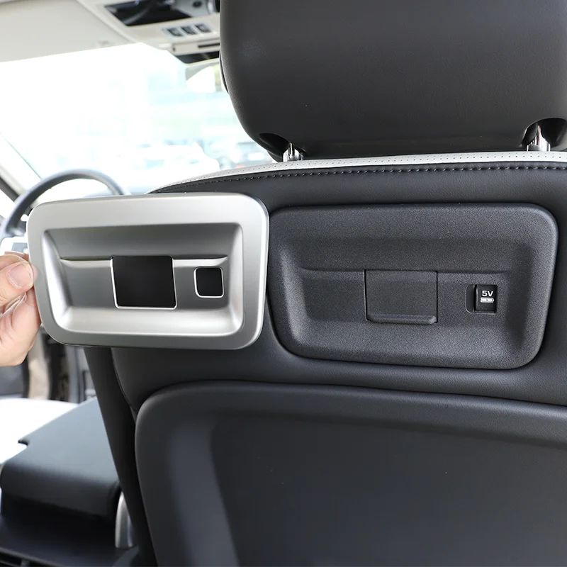 

For 21-22 Land Rover Discovery 5 Seat Back USB Panel Decoration Car Interior Decoration Accessories High Quality ABS Production