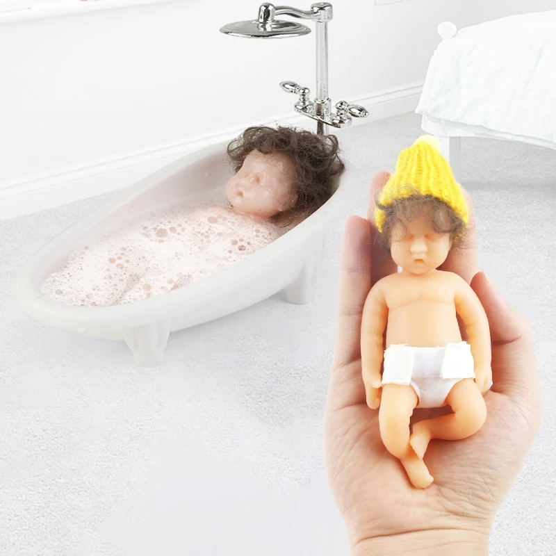 

2022 New Realistic Infant Gifts Infant Bed Nap Reborn Newborn Baby Toy Real Looking Doll Infant Accompany Toys with Accessories