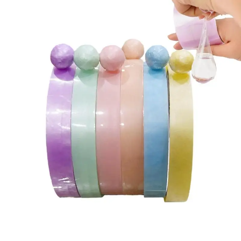 

Клейкая лента для скручивания шариков, большой размер, безопасная клейкая лента для скручивания шариков, яркая лента, аксессуары «сделай сам»