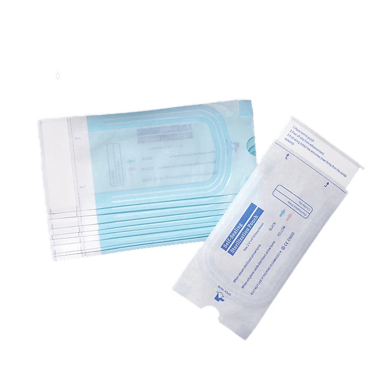 100 шт. самозапечатывающиеся пакеты для стерилизации 4 размера одноразовые
