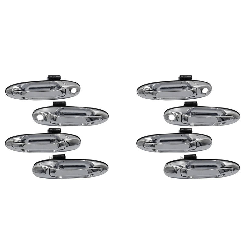 

8X Car Exterior Door Handle For Toyota Land Cruiser 1998-2007 69220-60061 69210-60061