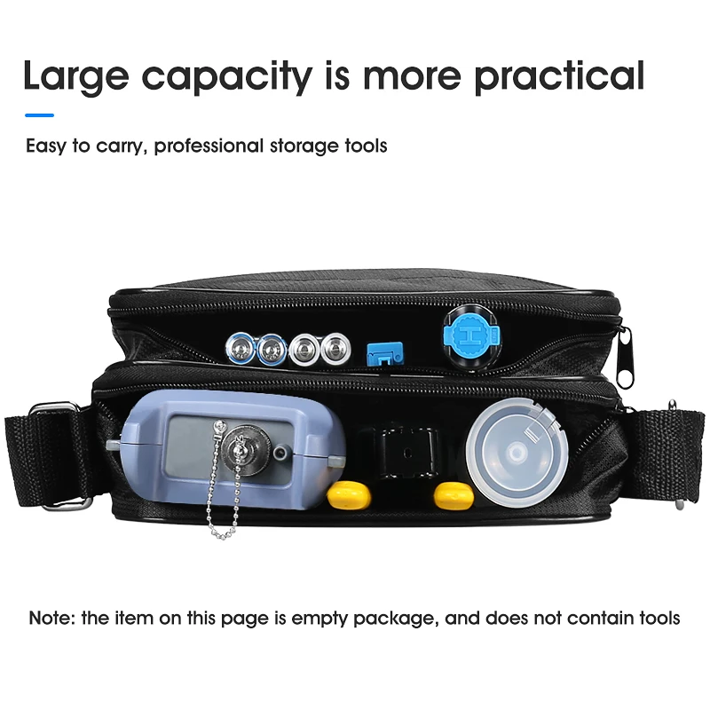 FTTH Special Tool Kit Fiber Optic Tool Empty Package Hardware Network Tools Empty Bag FTTH Special Tool Kit 24cm*10cm*18CM