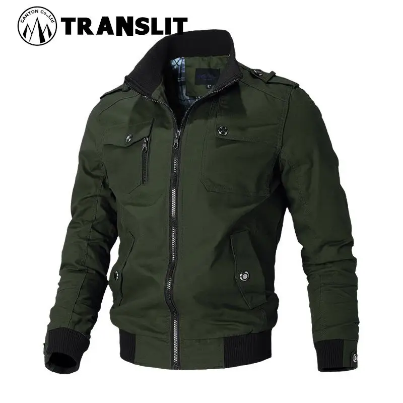 

Bomber Jacket Men Fashion Casual Windbreaker Jacket Coat Men 2022 Spring Autumn New Hot Outwear Stand Slim Military Jacket Mens