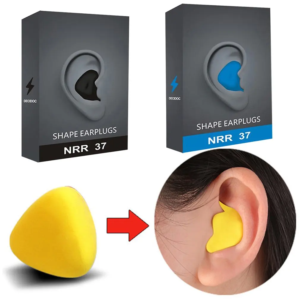 

1 Pair of Design Ear Plugs Noise Blocking Soundproof Ear Plugs Ear Plugs For Noise Reduction Soft Comfortable Sleeping Ear Cap