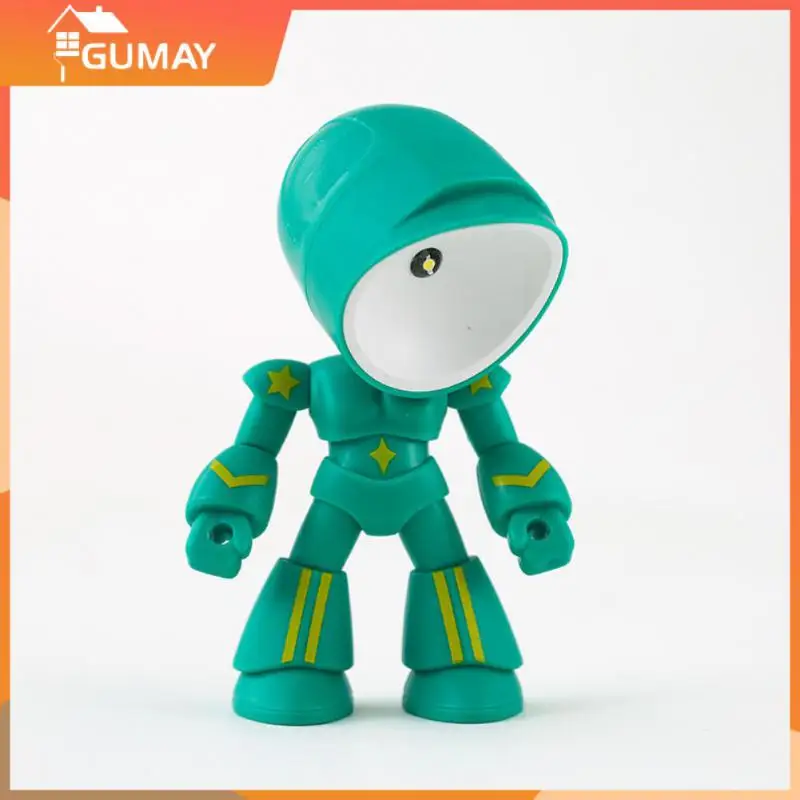 

1~10PCS Mini Night Light LED Cartoon Cute Hero Police Desk Lamp Desktop Ornament Bedside Bedroom Table Lights Children Boy