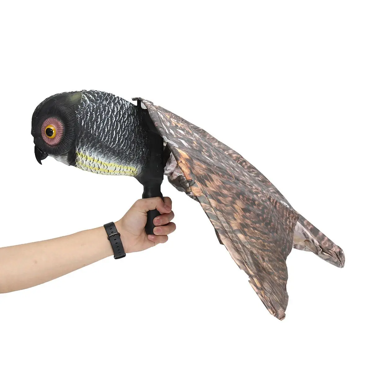 

1pc With Moving Wing Bird Proof Repellent Fake Prowler Owl Garden Decoy Pest Scarer Sparrow Bird Control Supplies