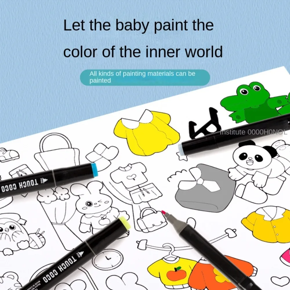 

Игрушки гуашь художественная наклейка для рисования Акварельная бумага рулон для детского рисования цветная заполняющая бумага пустая цветная наклейка