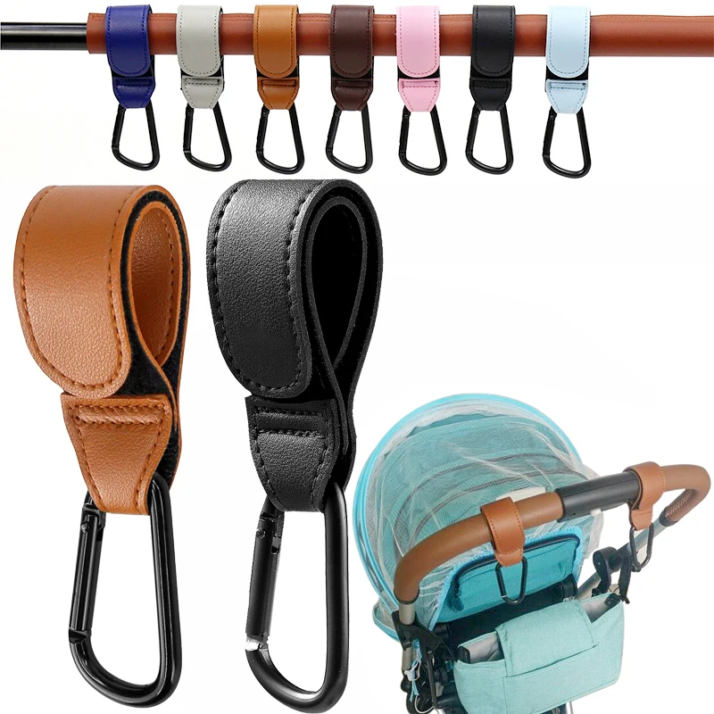 

2 PCS Multi Purpose Baby Bag Stroller Hook Shopping Prop Hanger Pram Cart Organizer Pram Hook Crochet Stroller Accessories