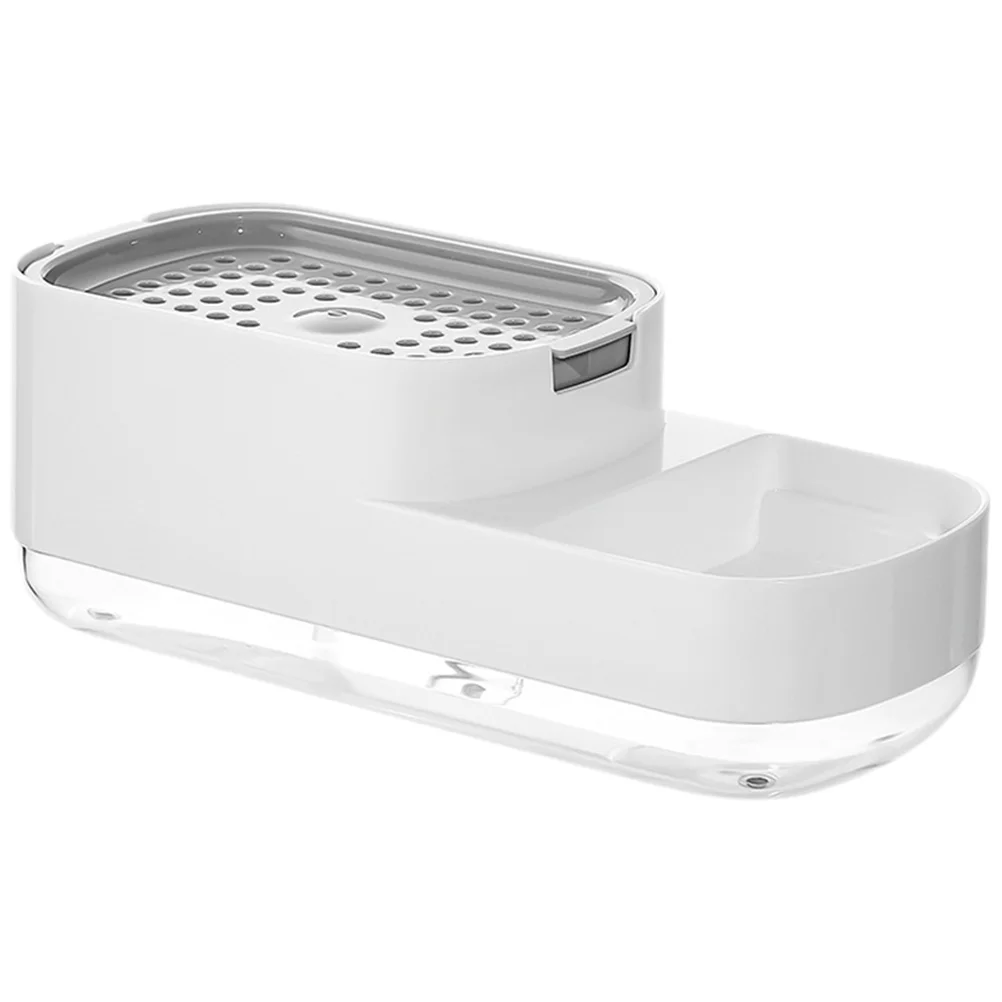 

Household Detergent Container Soap Dispenser Sponge Holder Liquid Kitchen Accessory Dish Advanced Essentials