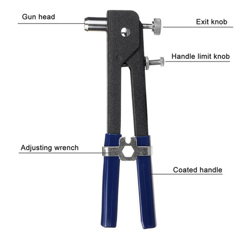 100 шт. заклепочные гайки из нержавеющей стали с плоской головкой в комплекте M3 M4 M5