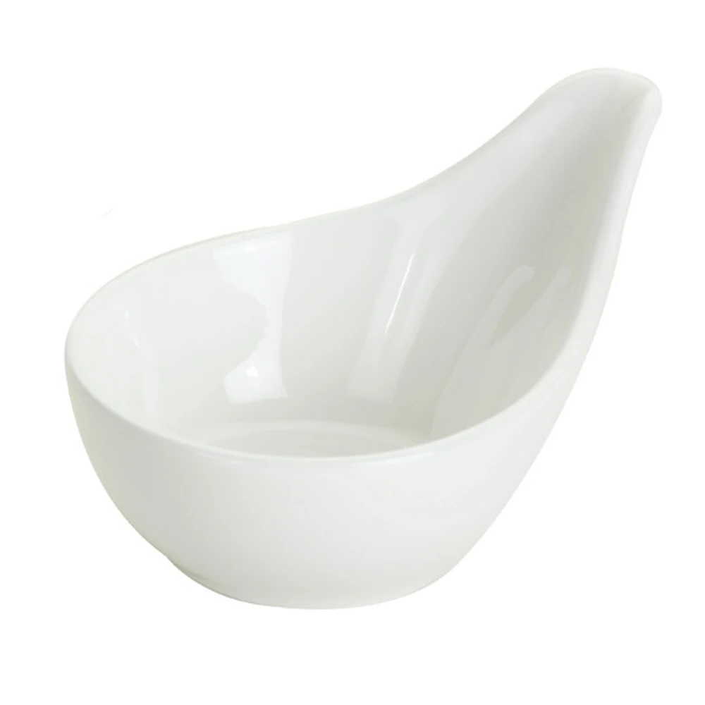 4 шт./партия фарфоровая десертная ложка для соусов | Специальные ложки