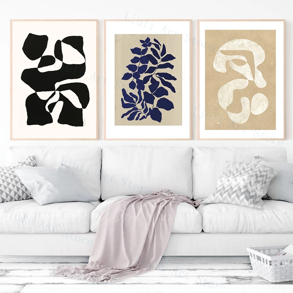 Abylon букет плакат Геометрические линии галерея настенная выставка