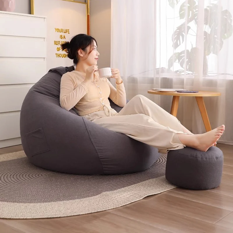 

Corner Office Outdoor Bean Bag Bedroom Modern Relax Comfortable Tatami Puffs Sofa Cute Lounge Sitzsack Living Room Furniture