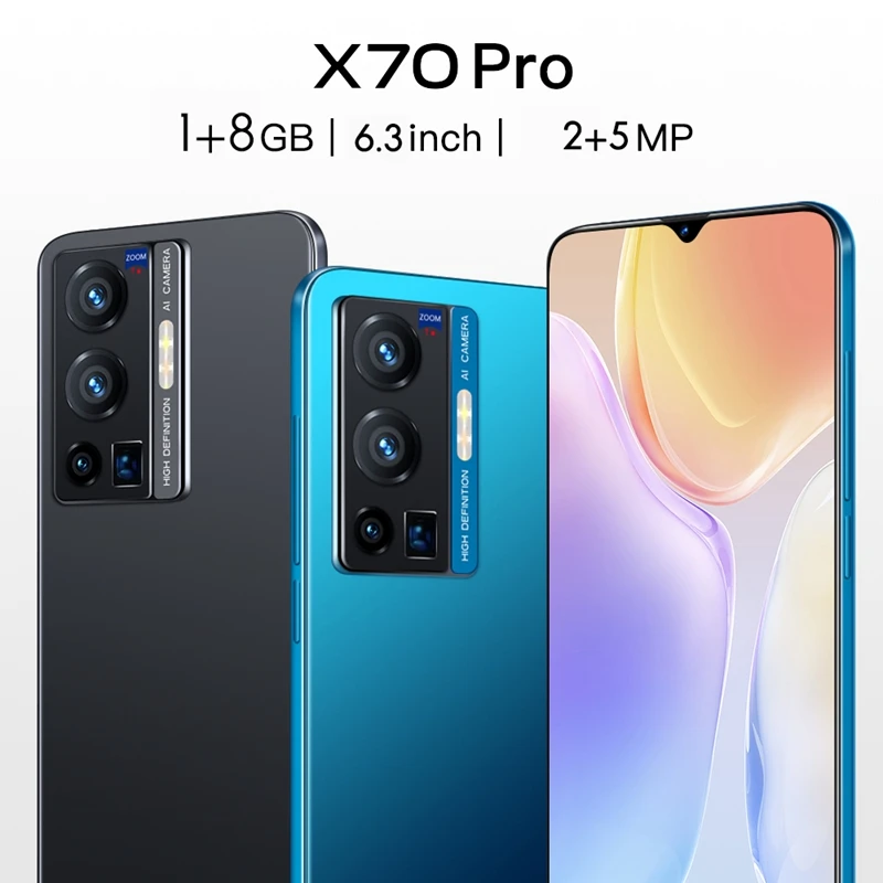 X70 Pro + смартфон с 5 5-дюймовым дисплеем четырёхъядерным процессором MTK6582 ОЗУ 1 ГБ