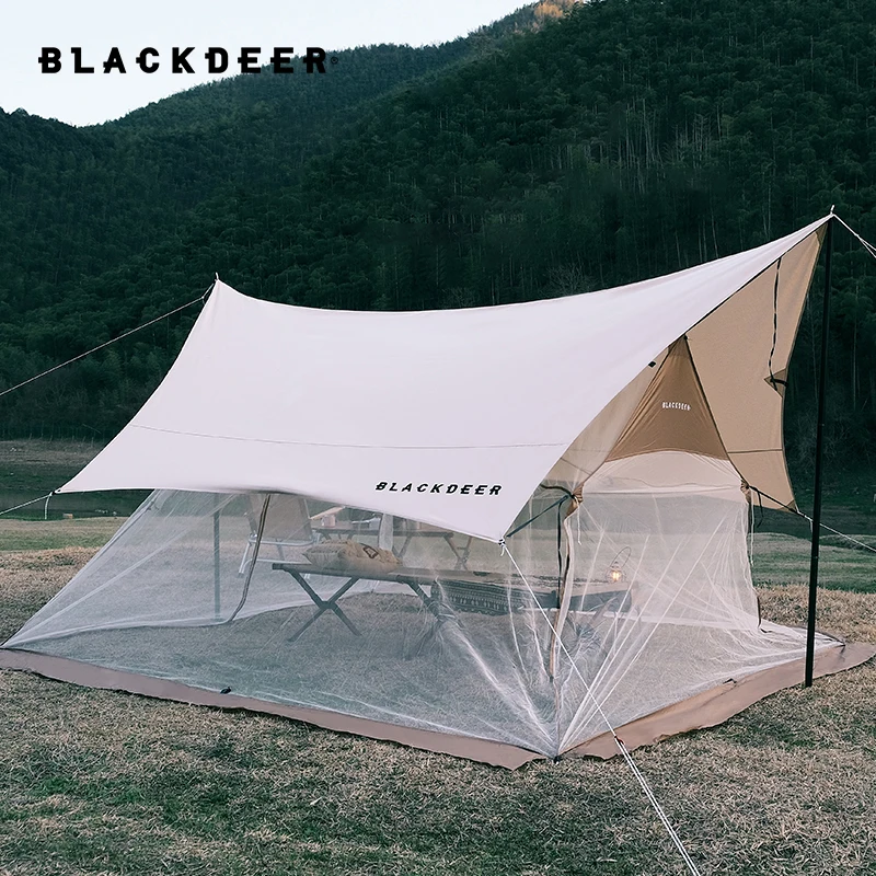 

2023 BLACKDEER Summer canopy anti-mosquito mesh tent 5-8 people field camping picnic ventilation tent