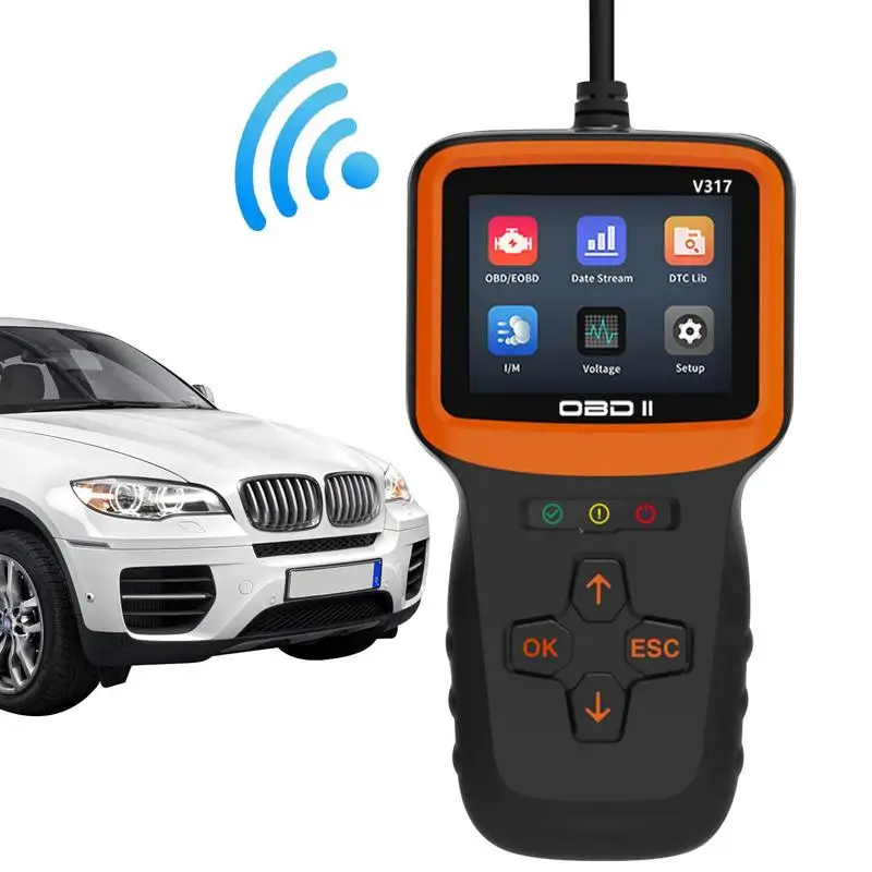 

Сканер кодов автомобиля, совместимый с Obd2 тестер V317, детектор OBD, детектор неисправностей автомобиля, считывание, сканирование кодовой карты OBD2, автомобильный диагностический инструмент