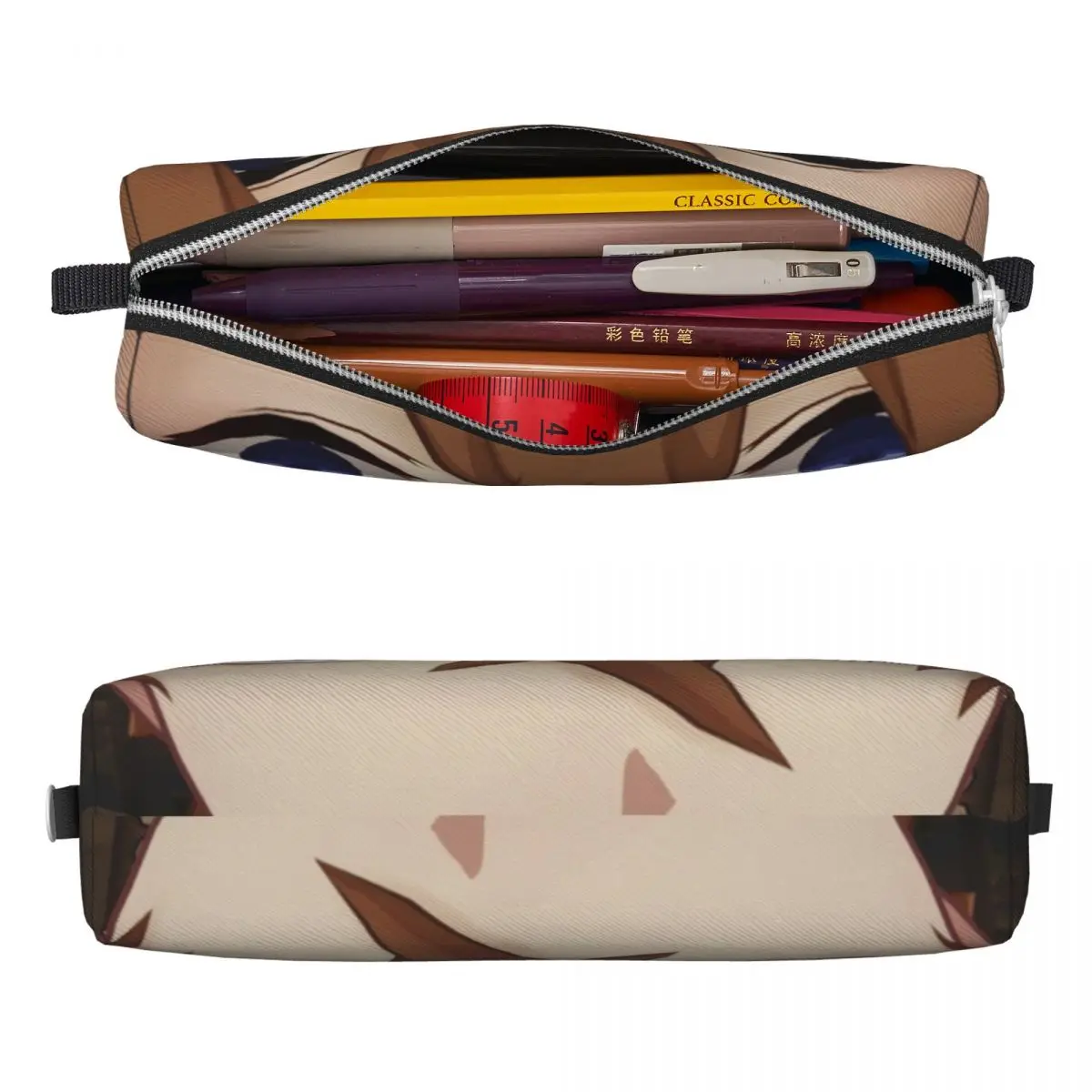 Пеналы для карандашей Childe tataglia Face Meme креативный держатель ударных ручек Genshin