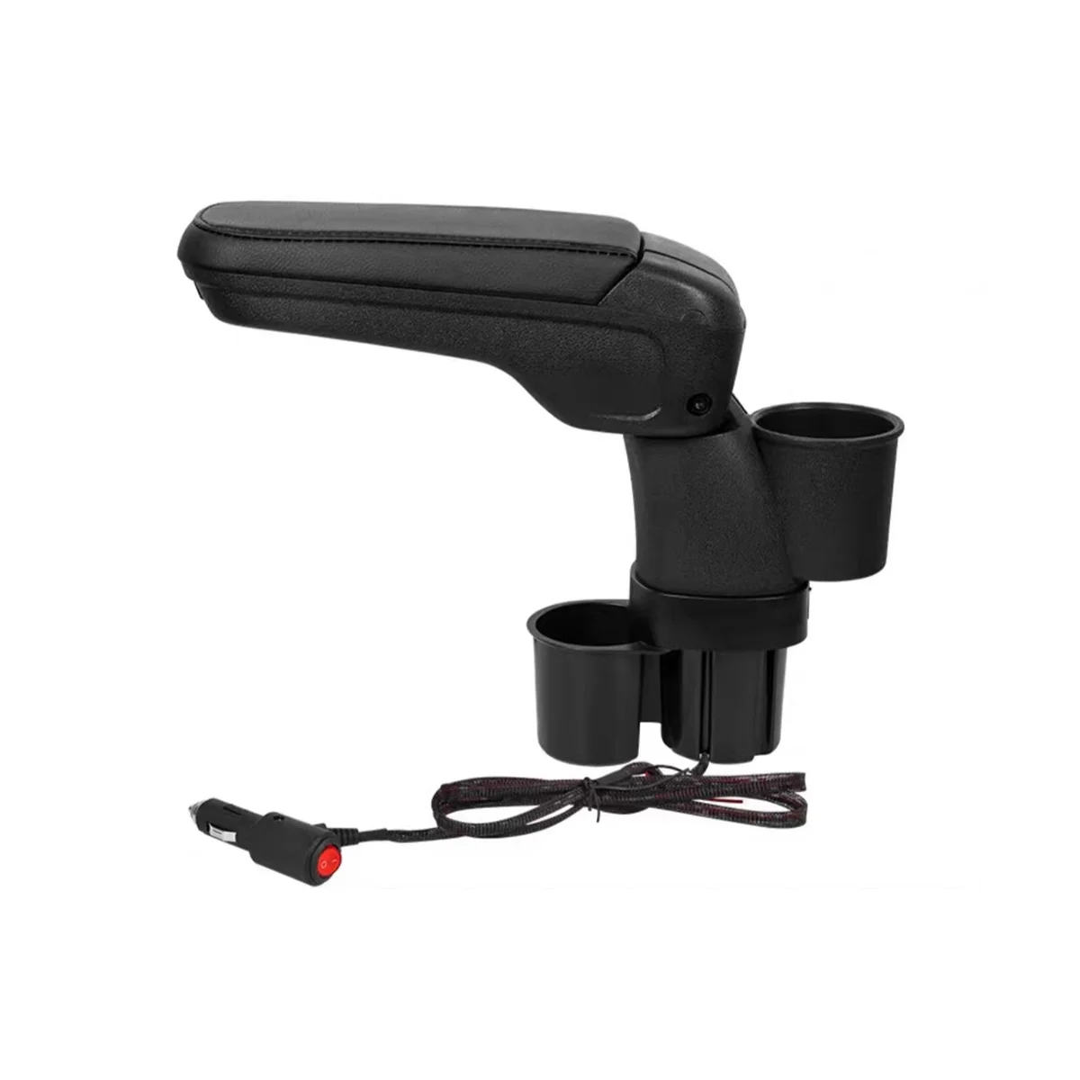 Ящик для хранения в подлокотнике автомобиля с держателем чашки центральная