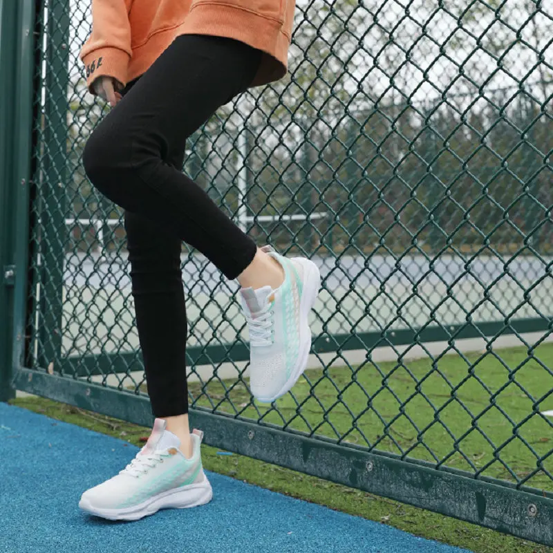 2023 Women's Sports Shoes Spring Fashion Leisure Running Fitness Soft Slippers Dance Flat Comfort Shoe Style Zapatos De Mujeres