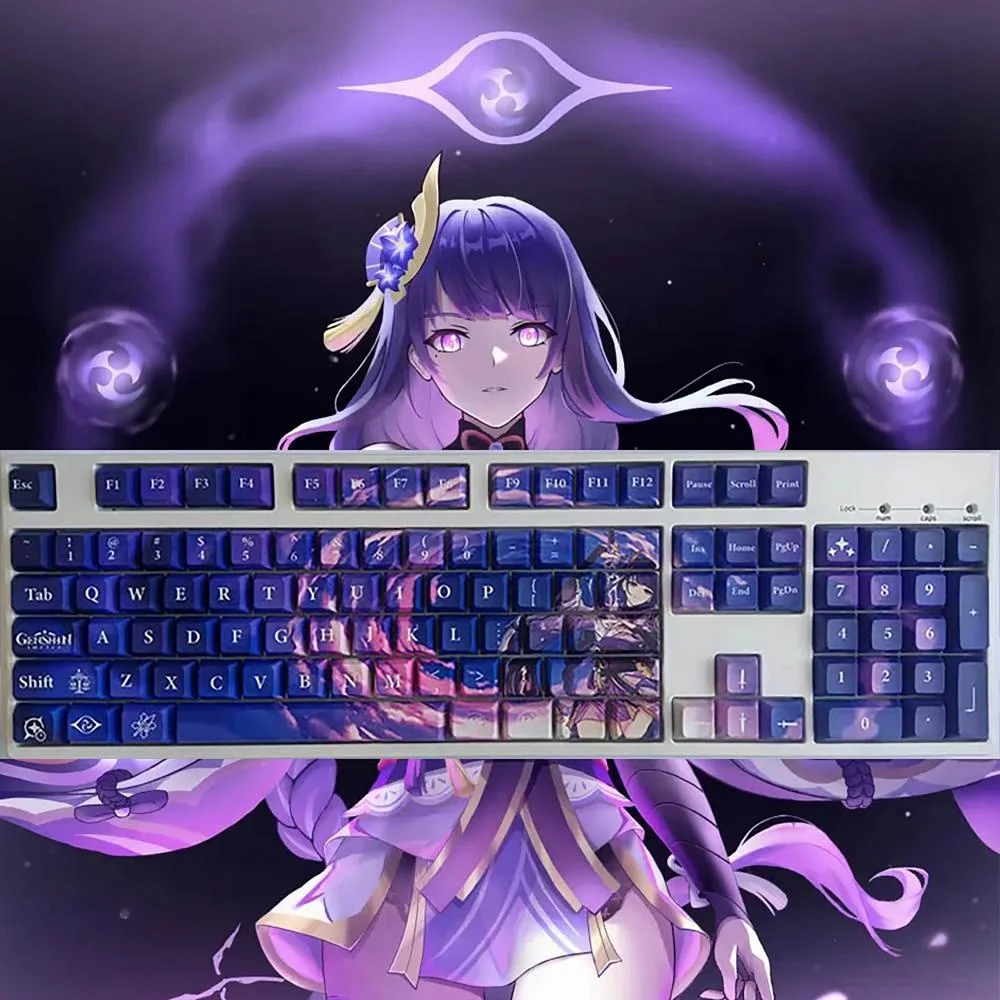 

Genshin impact Raiden Shogun Baal Keycap Cool Man Fans Gifts Fashion Keycaps
