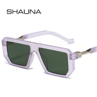 shauna retro square sunglasses women fashion jelly color eyewear shades uv400 men trending punk clear gradient sun glasses