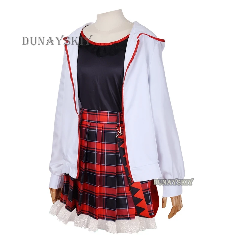 Костюм для косплея Meganekko Project Sekai цветной костюм сцены аниме ролевых игр Хэллоуин