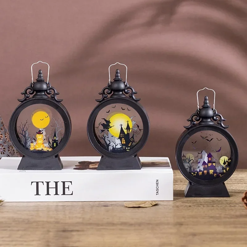 Хэллоуин подвесной светодиодный светильник портативный тыквенный призрак