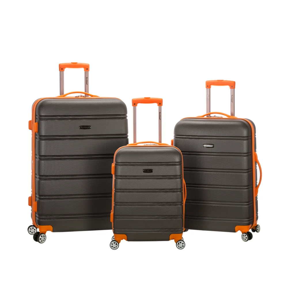 

Rockland Luggage Melbourne 3 Piece Hardside Luggage Set, F160