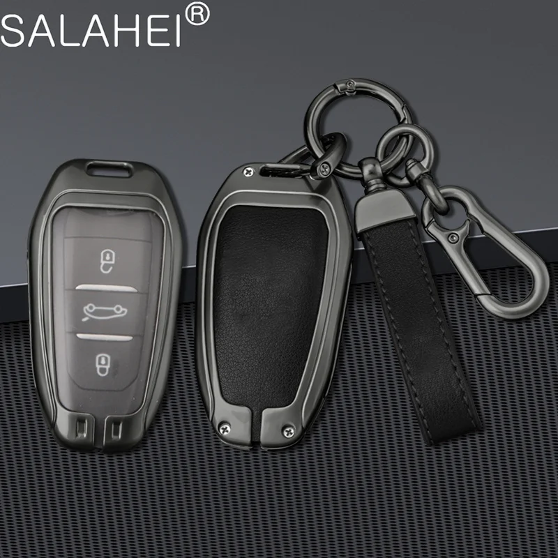 

Car Remote Key Case Cover Shell For Peugeot 308 408 508 2008 3008 4008 5008 Citroen C4 C4L C6 C3-XR Picasso DS3 DS4 DS5 Keychain