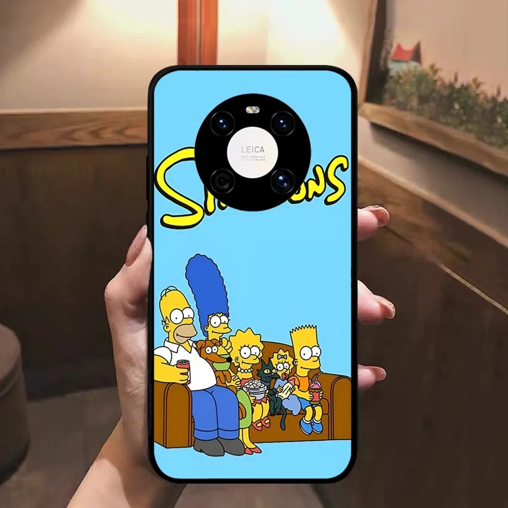 Cartoon Homer S-Simpson Phone Case For Huawei Mate 10 20 30 40 50 Lite Pro Nova 3 3i 5 6 SE 7 7SE