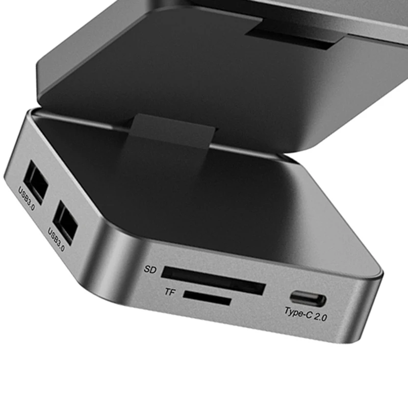 Док-станция 10 в 1 с магнитным всасыванием из алюминиевого сплава