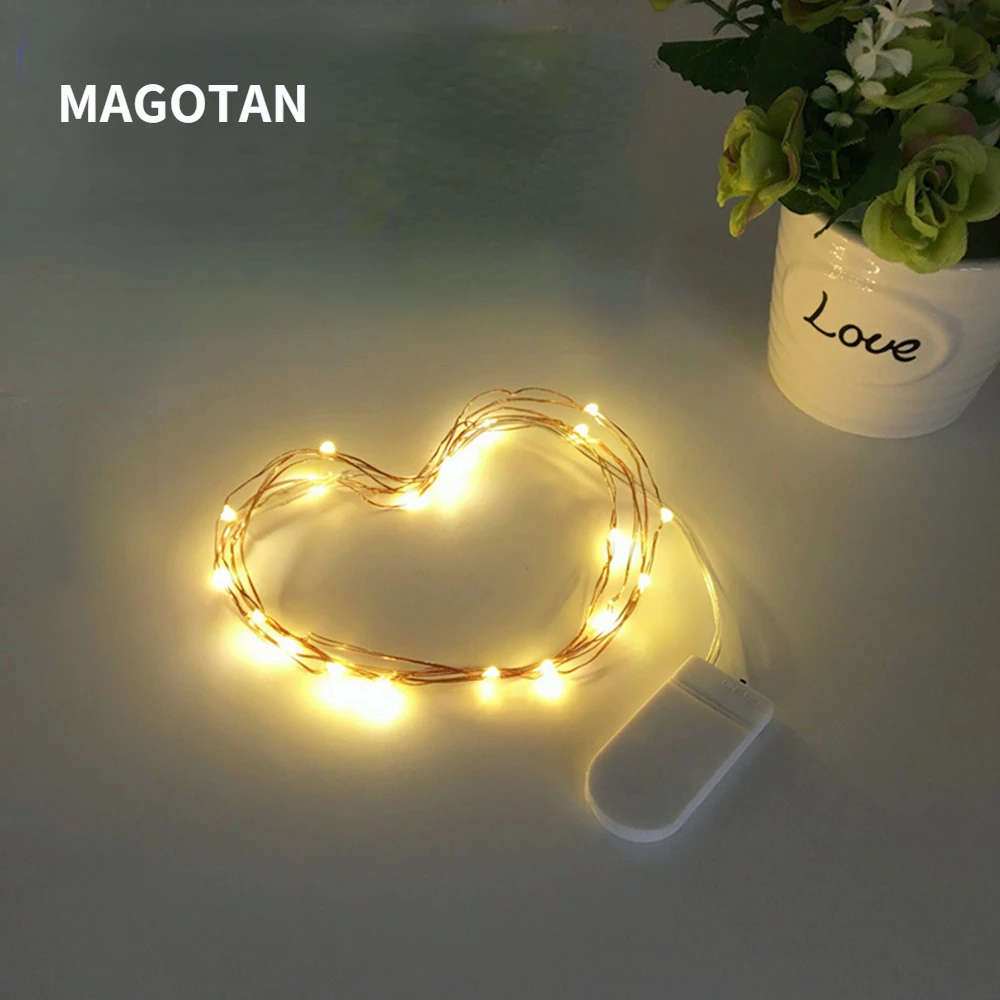 

Mini Led Fairy Lights Garland Copper Wire Interior Decoration Bedroom Atmosphere Wedding Birthday Party Christmas Garden Court
