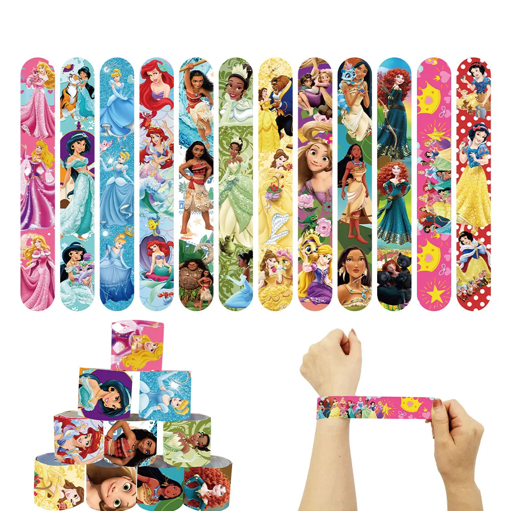 12 шт./компл. браслет серии Холодное сердце ПВХ круг мультяшный Moana Pat круглый