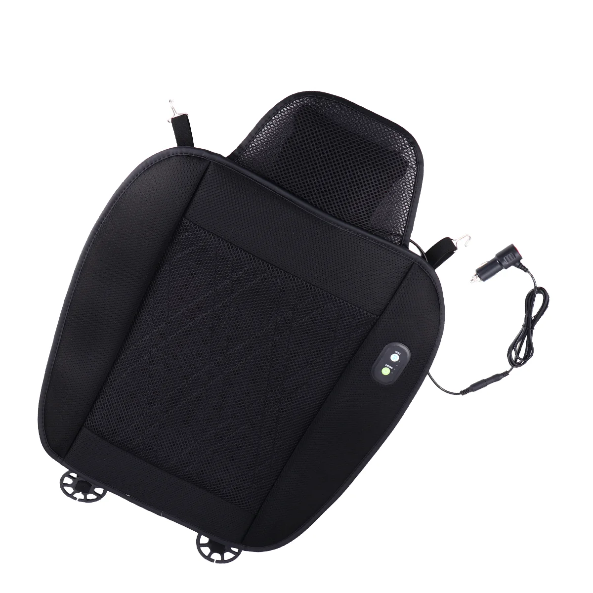 

Ventilation Pad Cooling Car Seat Cushion Protectors Cover Fan Ice Silk Cushions