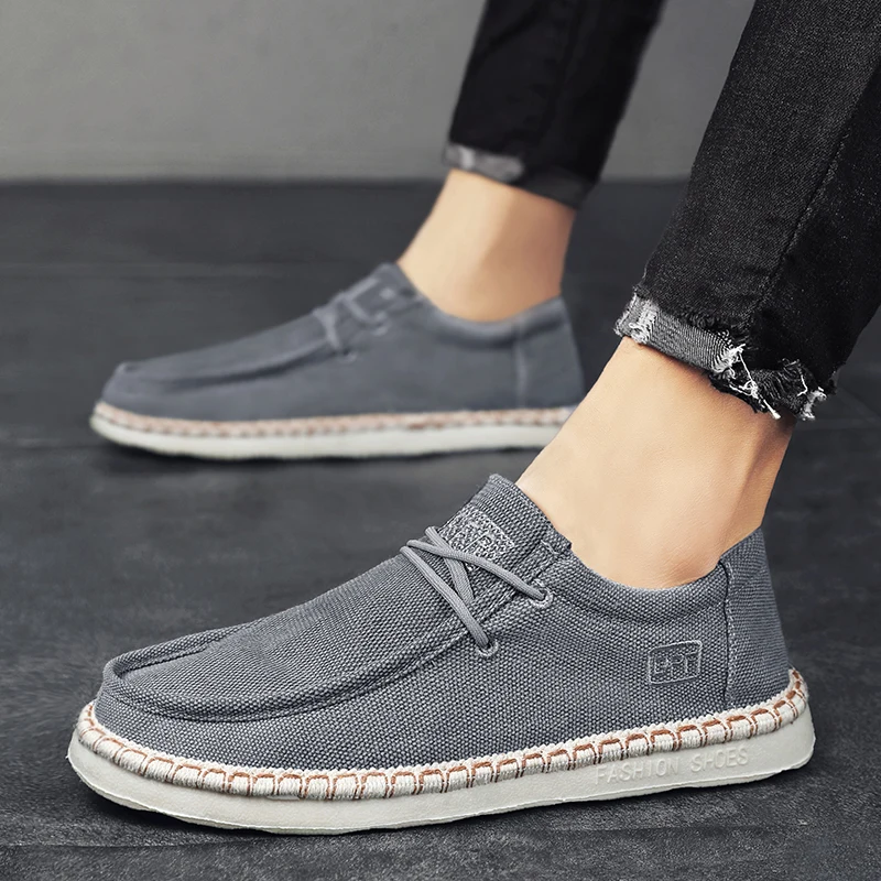 

Loafers Men Shoes Men ShoesBoat Shoes Canvas Woven Shoes Fashion Walking Shoes Hard-Wearing Deck Shoes S12610-S12616 C1