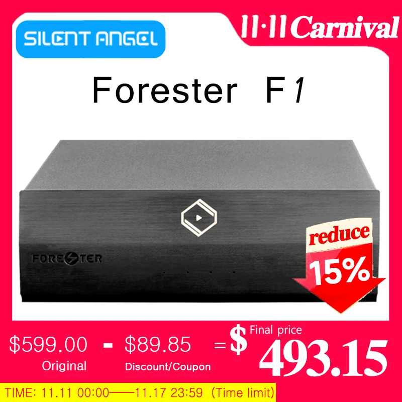 

Стабильный Линейный источник питания Silent Angel Forester F1 с высокоточными выходами и низким уровнем шума в технике цифровой музыки