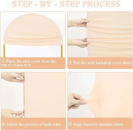 Фон для вечеринки сплошной цвет ткань из спандекса арка настенный фон детского