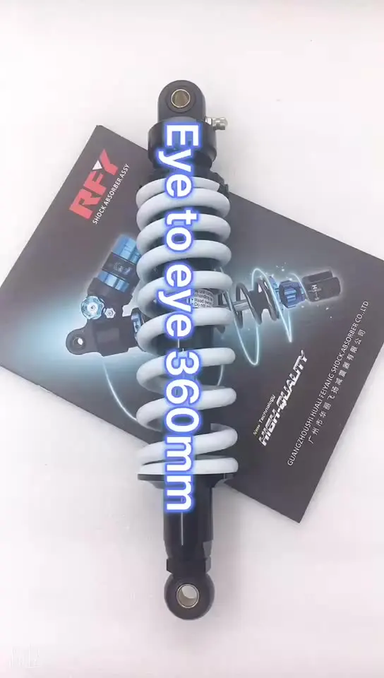 

900LBS 360mm Shock Absorber Adjustable Rear Suspension Spring Mounting For TRAIL PIT DIRT MOTO Motorcycle ATV 250cc