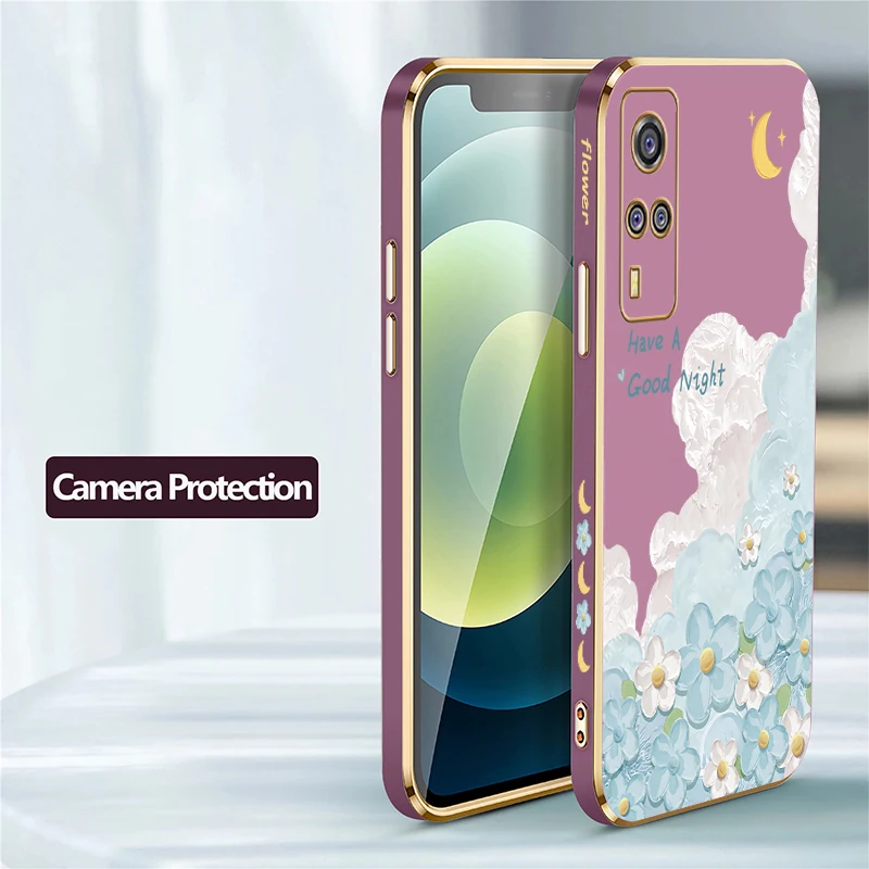 Чехол для телефона Vivo Y30 Y30i Y30G Y31 Y33 Y33S Y33T Y35 Y36 Y50 Y51A Y53S Y55 Y66 Y67 Y70 2020 Силиконовый чехол